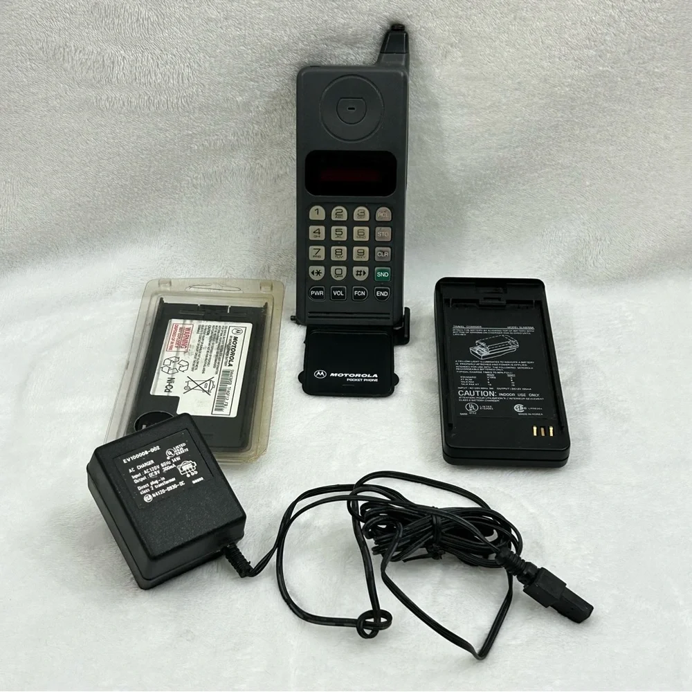 Motorola Pocket Phone Signal Series 12822 w/ Battery Vintage 90s Untested HQ35.